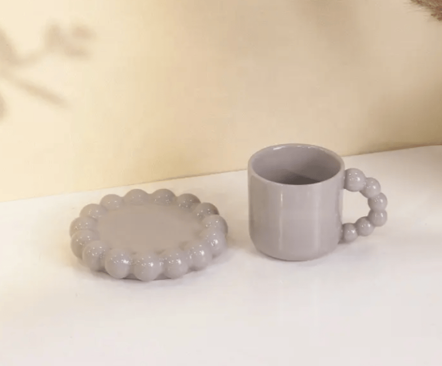 كوب حبات اللؤلؤ - الوان مختلفة | CERAMIC CUP