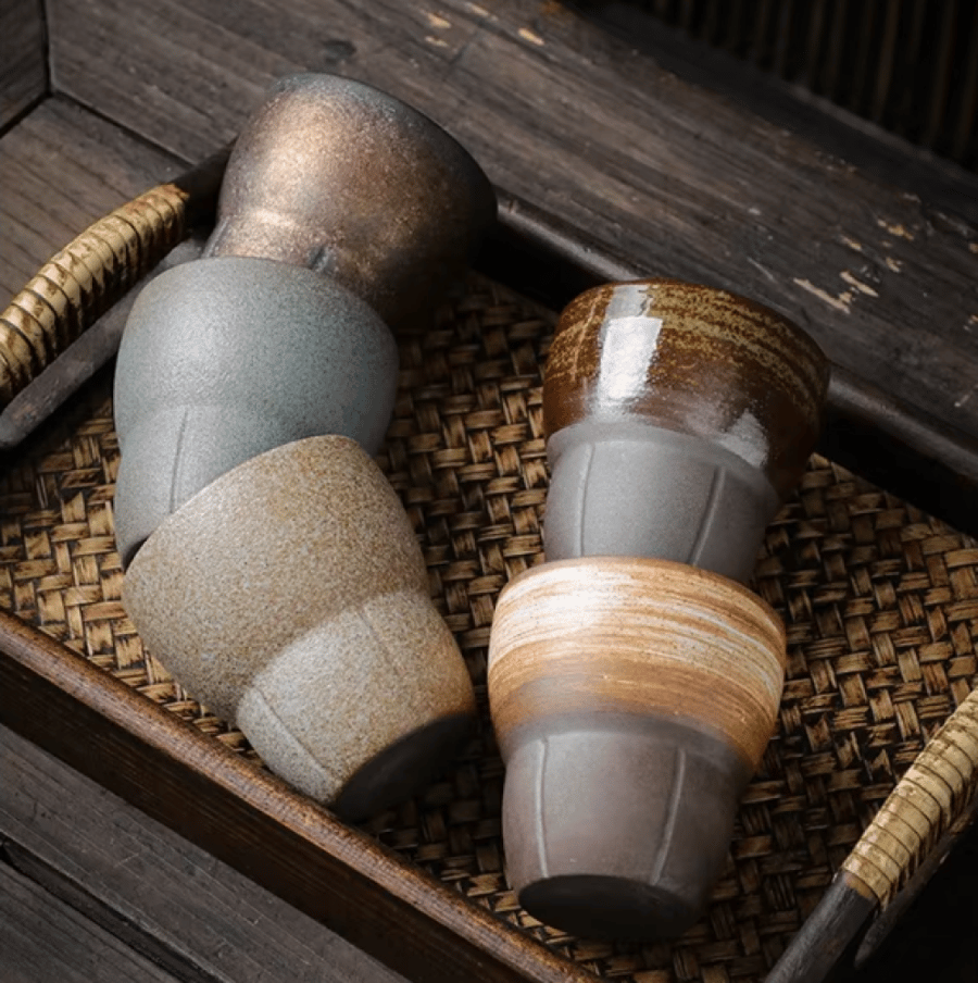 كوب فخاري مطفي - 150 مل | الوان متعددة