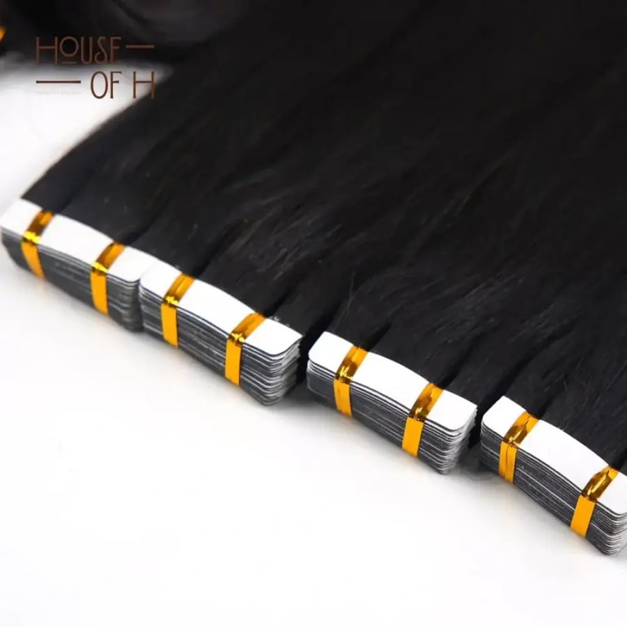 tape hair extantion  ( straight ) اكستينشن تيب ( ناعم )