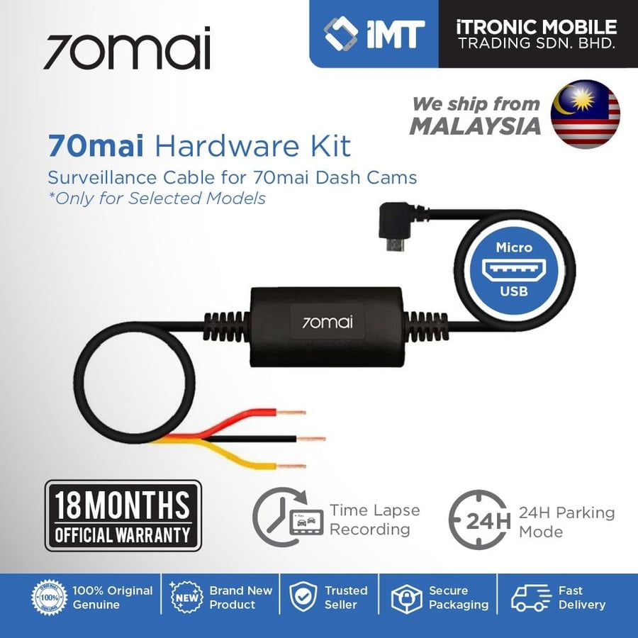 70mai hardwire فيوز
