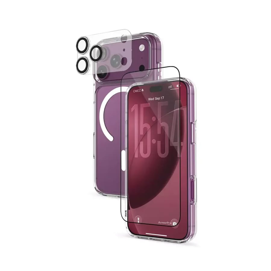 بكج ايفون 18برو شفاف 4*1 ARMOR PRO