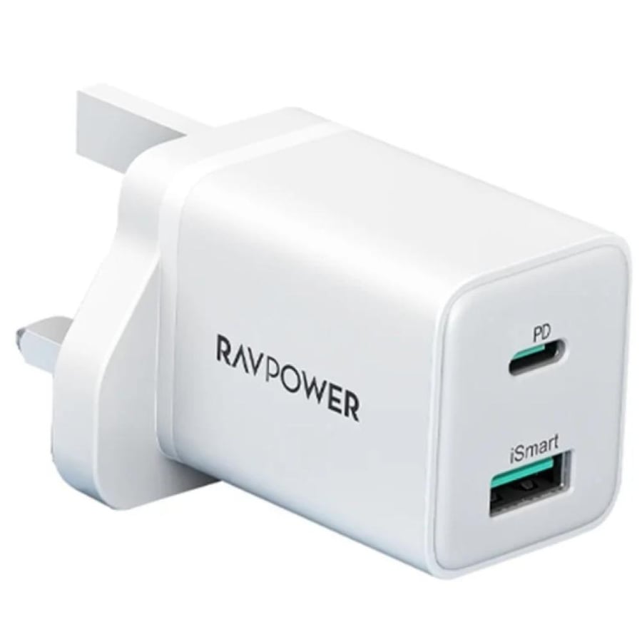 فيش منفذين rav power 20w pd+usb
