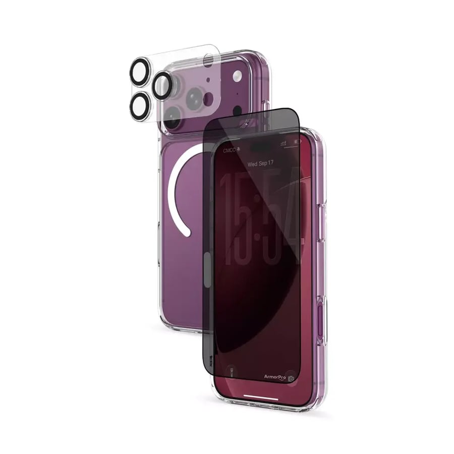 بكج ايفون 18برو ماكس لقافة 4*1 ARMOR PRO