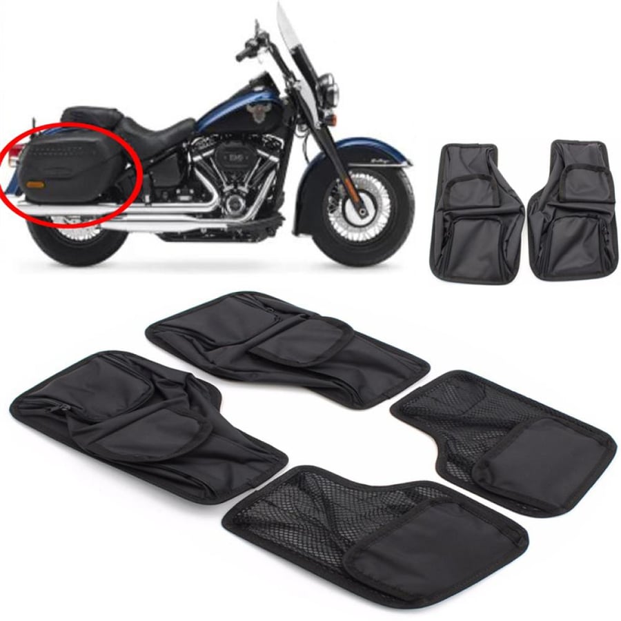 Saddlebag Lid Organizer منظم غطاء حقيبة السرج لدراجات هارلي تورينق 1999-2013