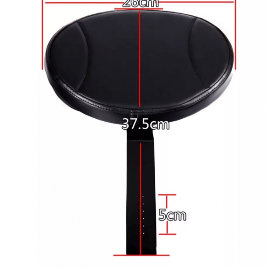 Adjustable Driver Backrest Kit Series (Touring 97-23) | طقم مسند ظهر للسائق باك ريست لون اسود كروم لدراجات هارلي تورينق  2009-Later