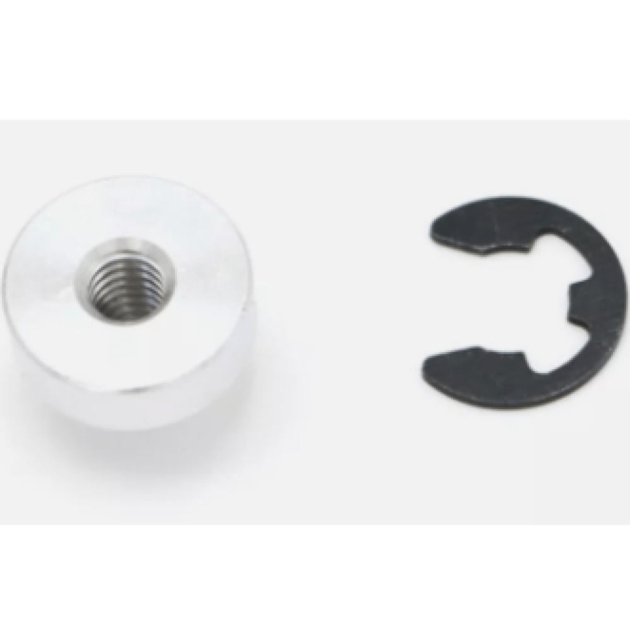 Rear Fender Seat Bolt Mount & Nut Kit (Silver) | طقم مسمار وصامولة تثبيت المقعد الخلفي باللون الفضي لدراجات هارلى