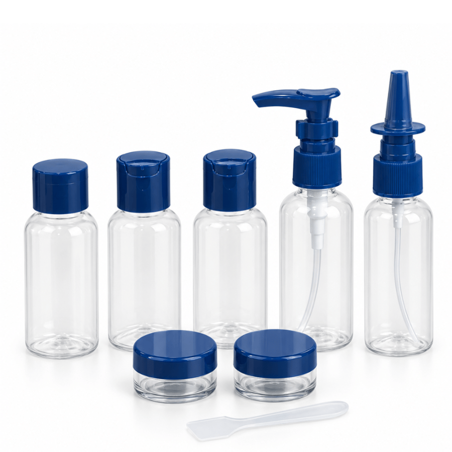 طقم عبوات كريمات العطور للسفر