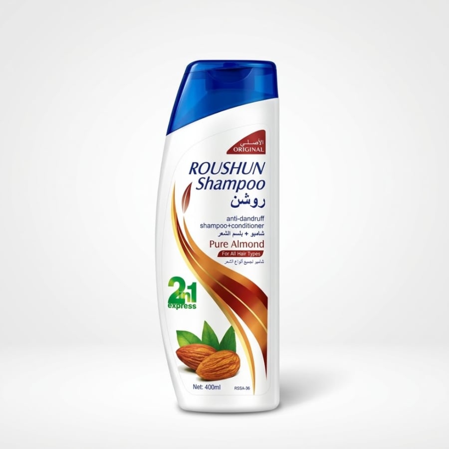 روشن شامبو +بسلم باللوز 400 مل