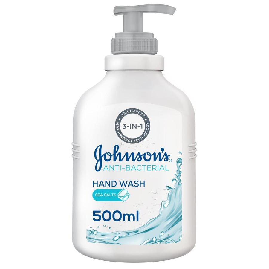 Johnson Anti Bac 3 In 1 Sea Salt Hand Wash 500 Ml