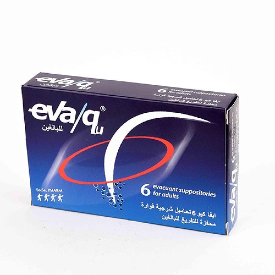 ايفا كيو للبالغين 6 تحاميل
