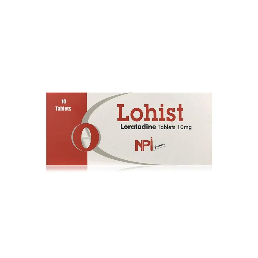 أقراص Lohist 10 mg لوراتادين 10 أقراص