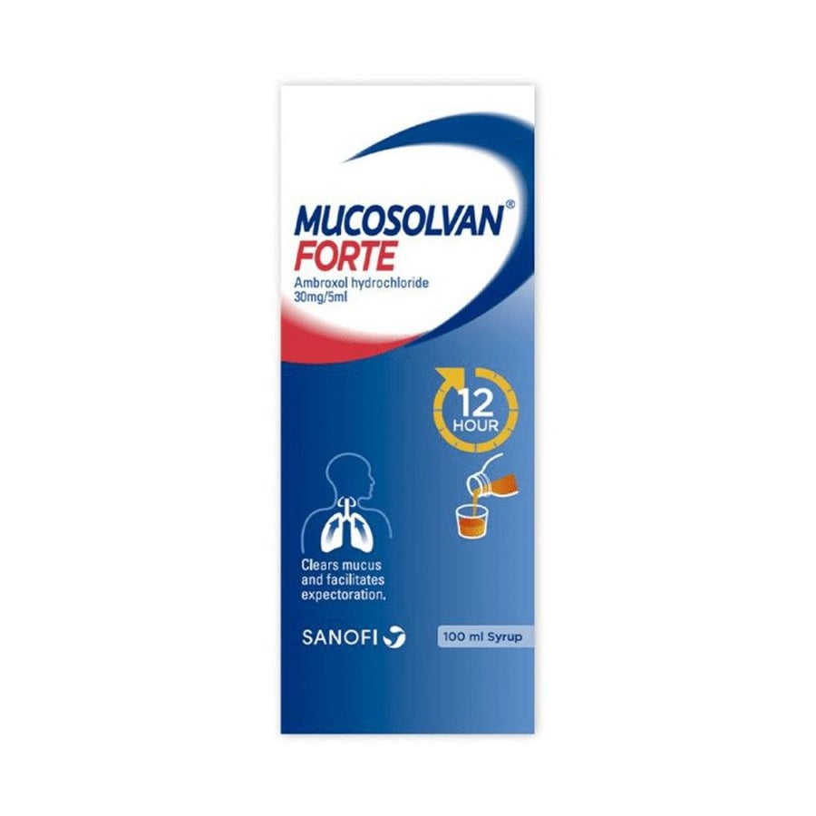 شراب Mucosolvan Forte 30 mg أمبروكسول 100 مل