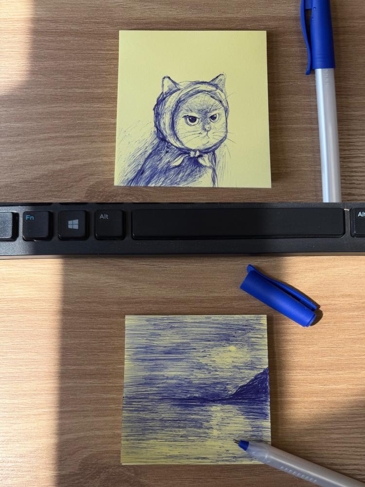 رسم تخطيطي بالحبر