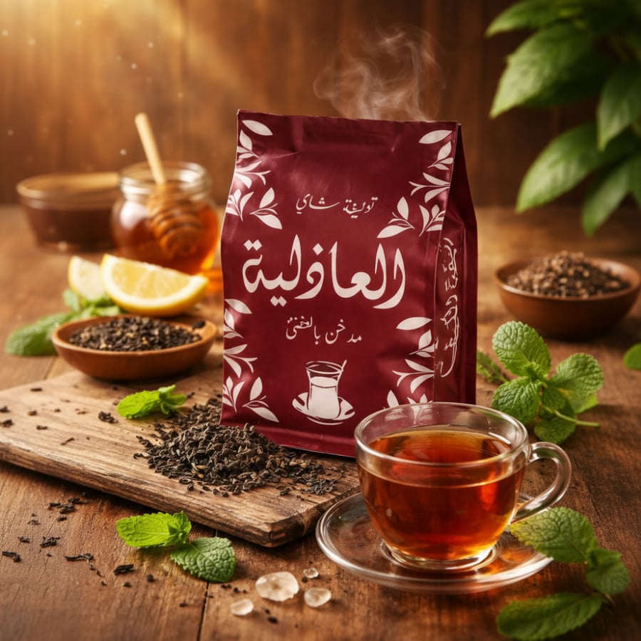 شاي مدخن بالحطب
