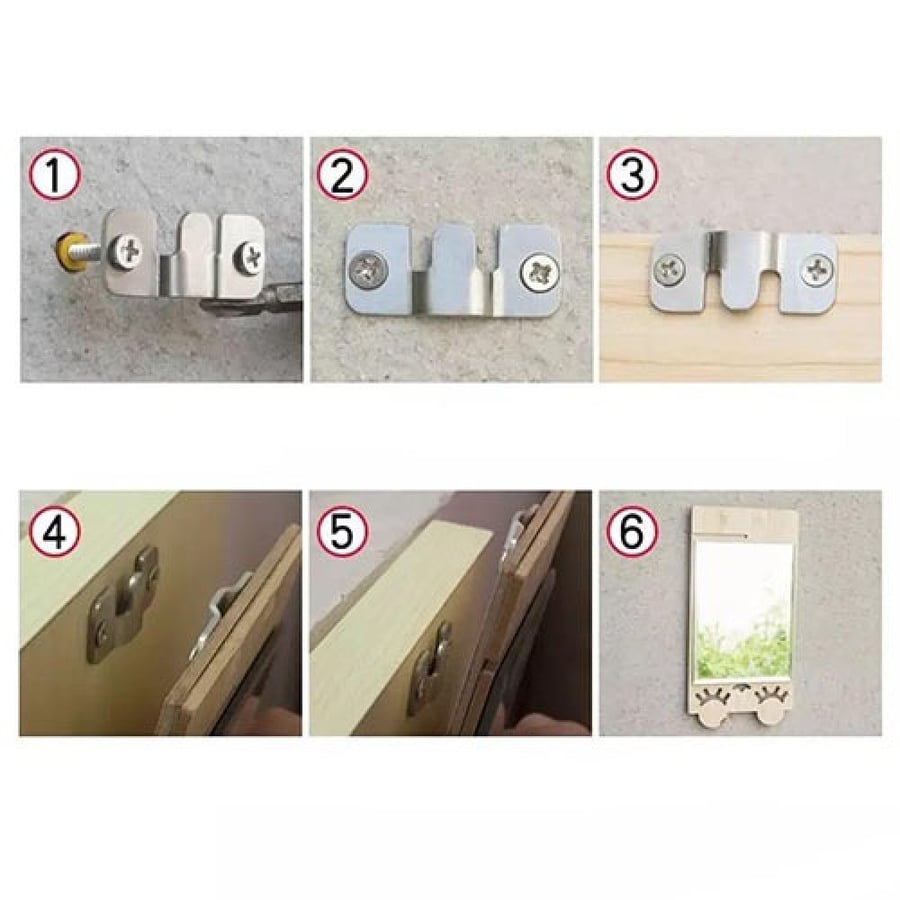 Furniture wood bed rail bracket fitting