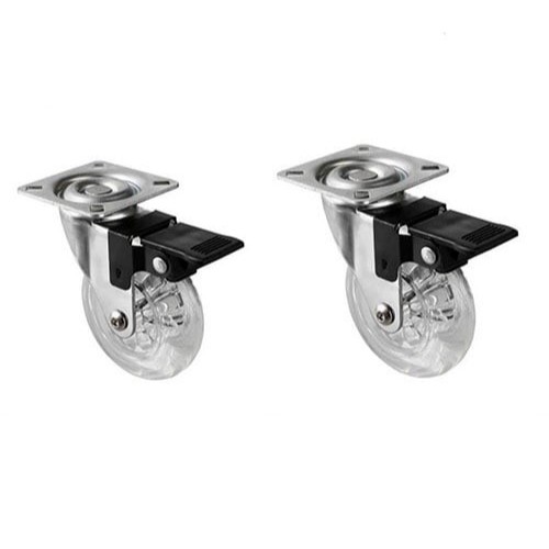 Furniture caster wheel with break
