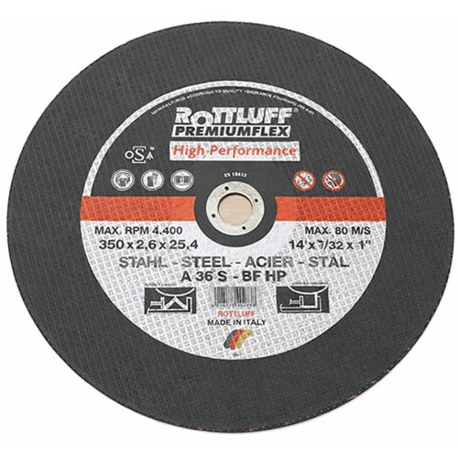 حجر قص حديد ROTLUFF Premium Flex مقاس 14 إنش