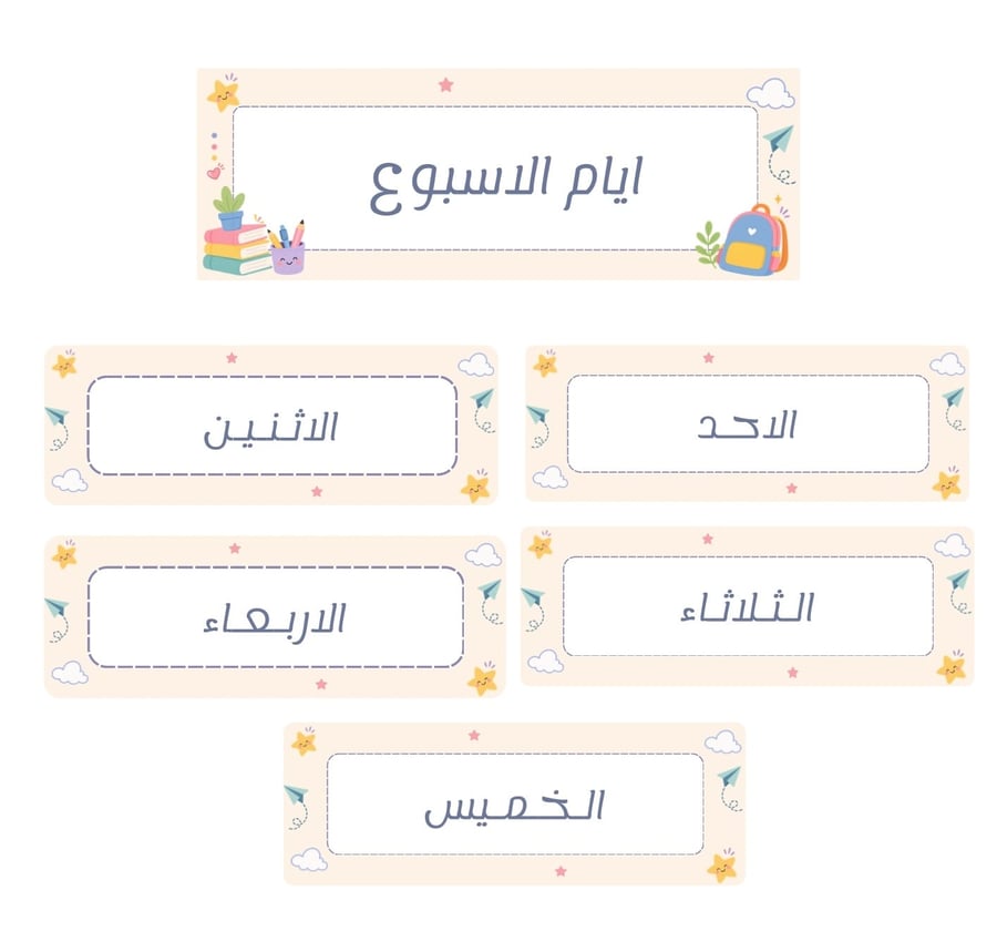 ايام الاسبوع