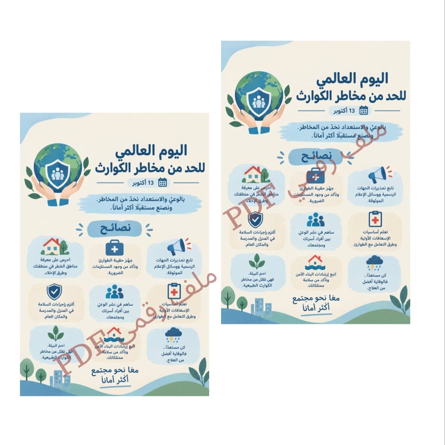 ثيم الحد من مخاطر الكوارث