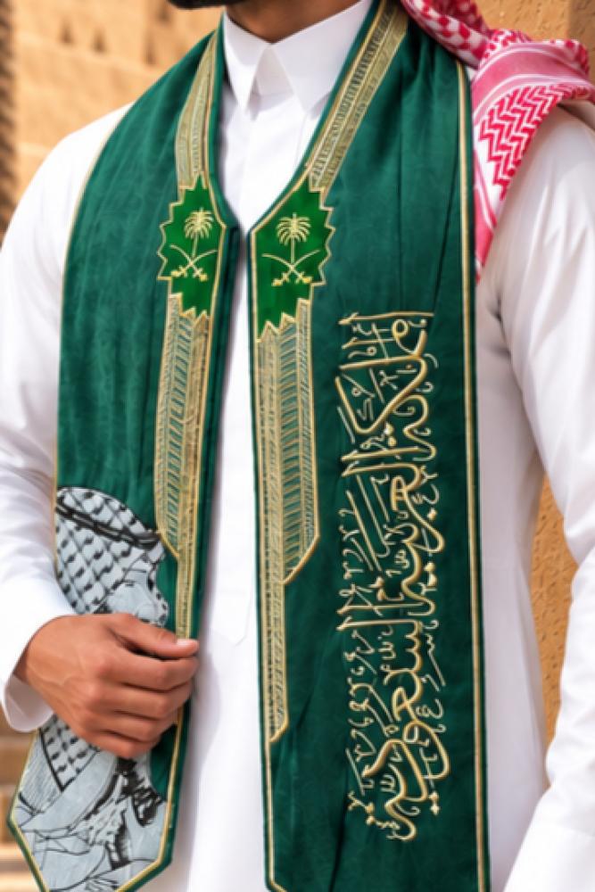 وشاح اليوم الوطني - مخمل