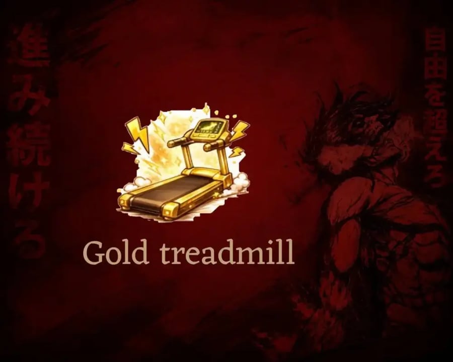 Gold Treadmill - سير القولد