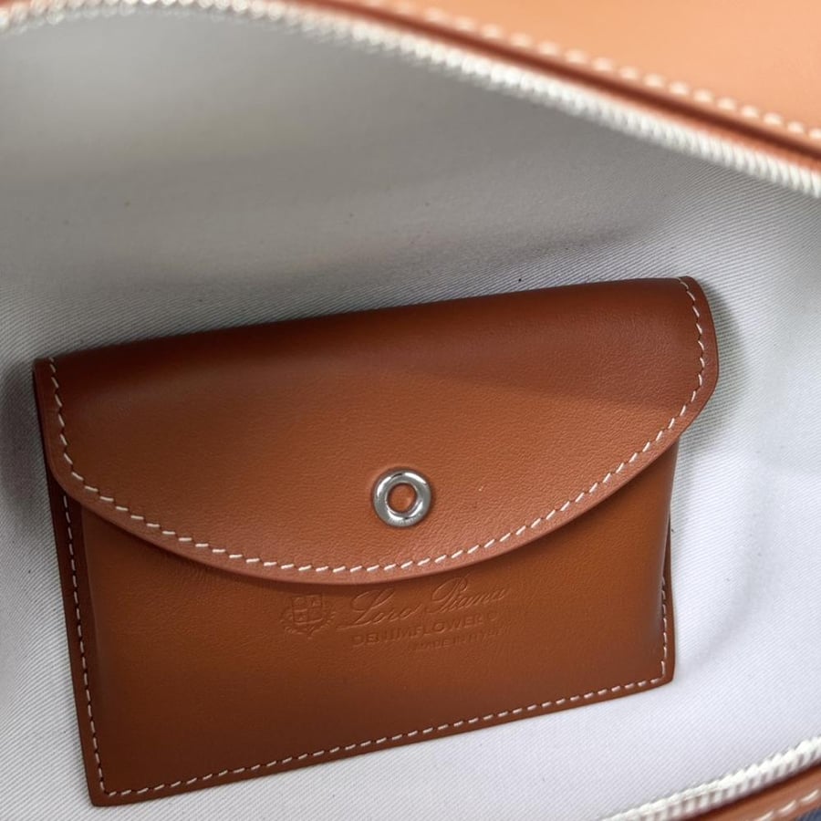 Loro Piana Extra Smooth Leather Top Handle Bag