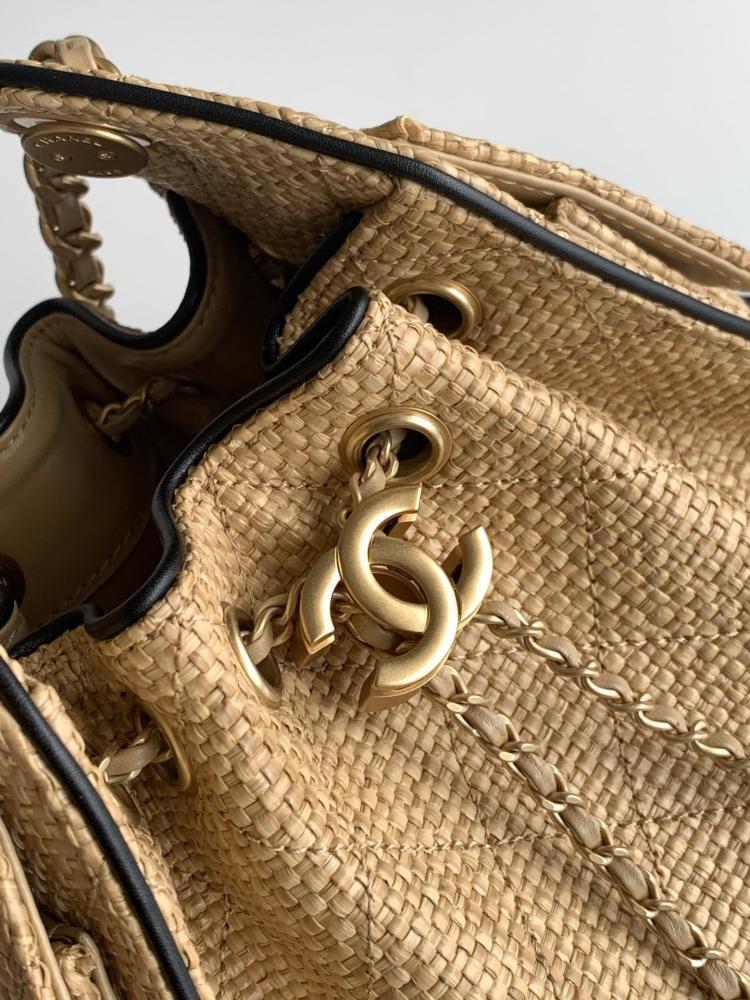 Chanel AS5631 Quilted Hobo Drawstring Bag