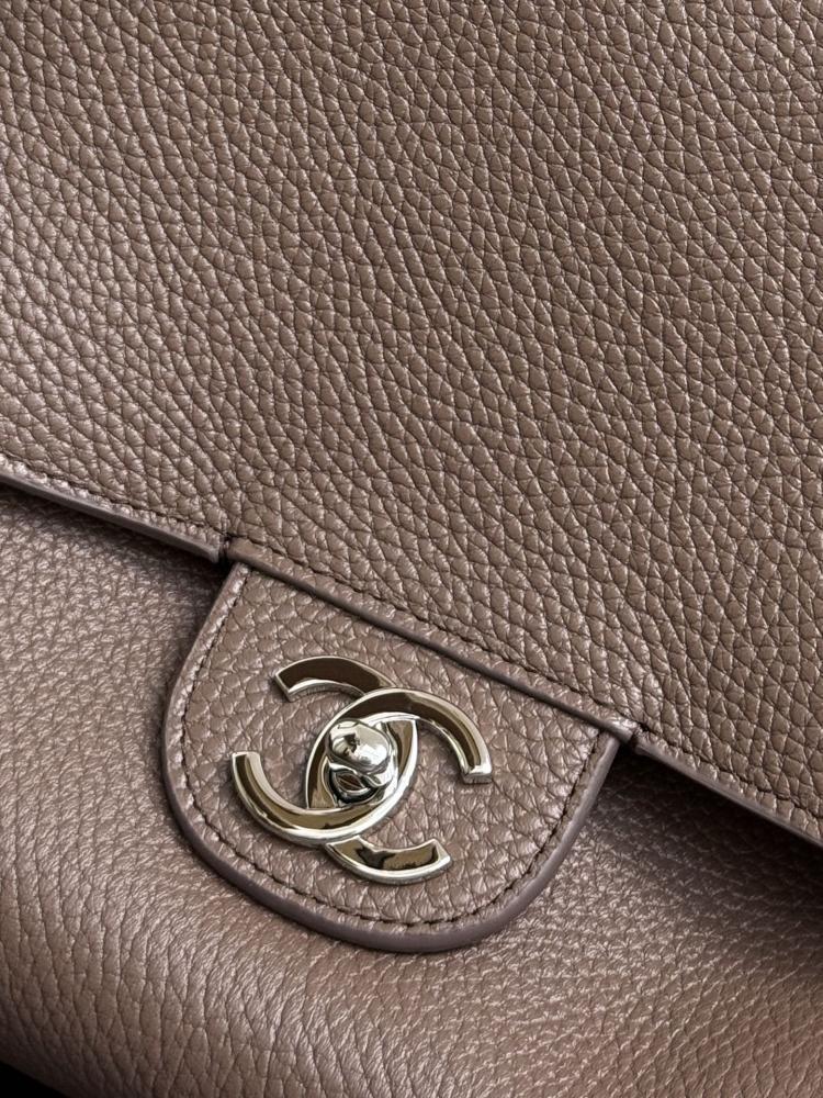 Chanel Grained Leather Flap Bag