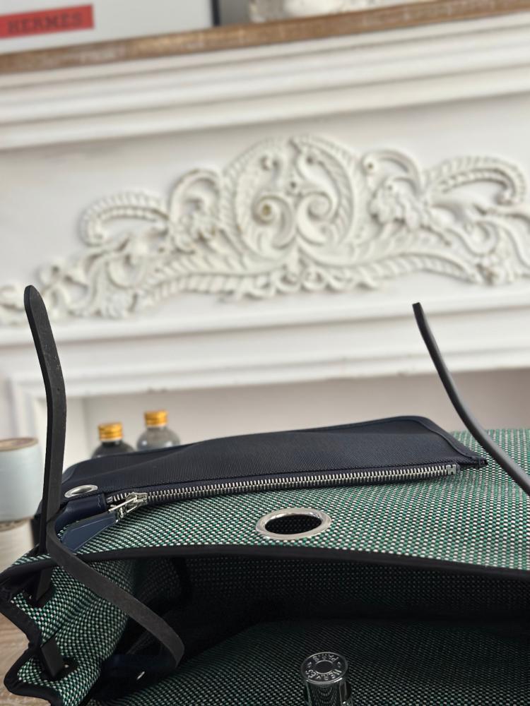 Hermes Herbag Zip 31 (Printed & Patterned Canvas Edition)