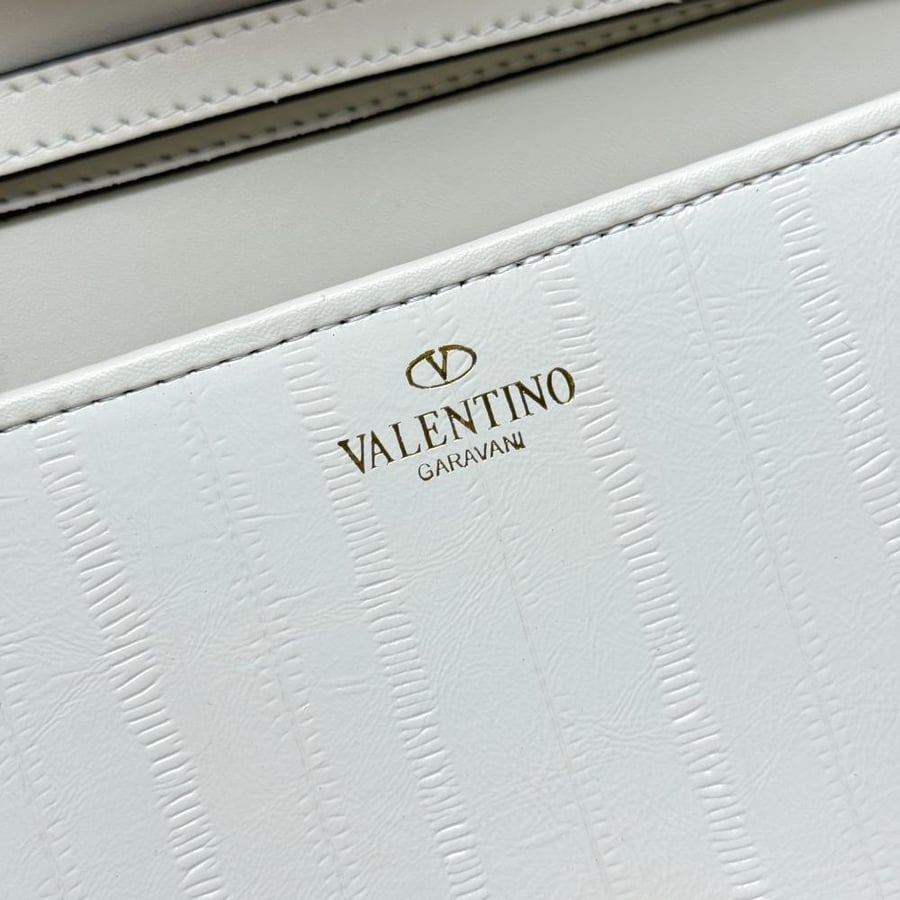 Valentino Garavani Loco Calfskin Leather Bag