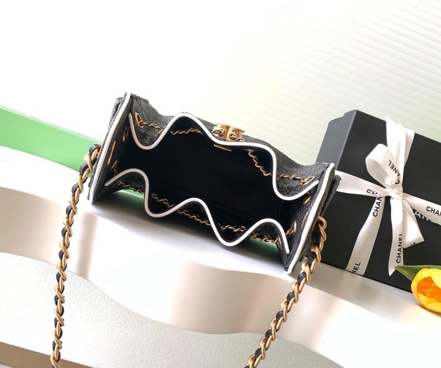Chanel AS5631 Quilted Hobo Drawstring Bag