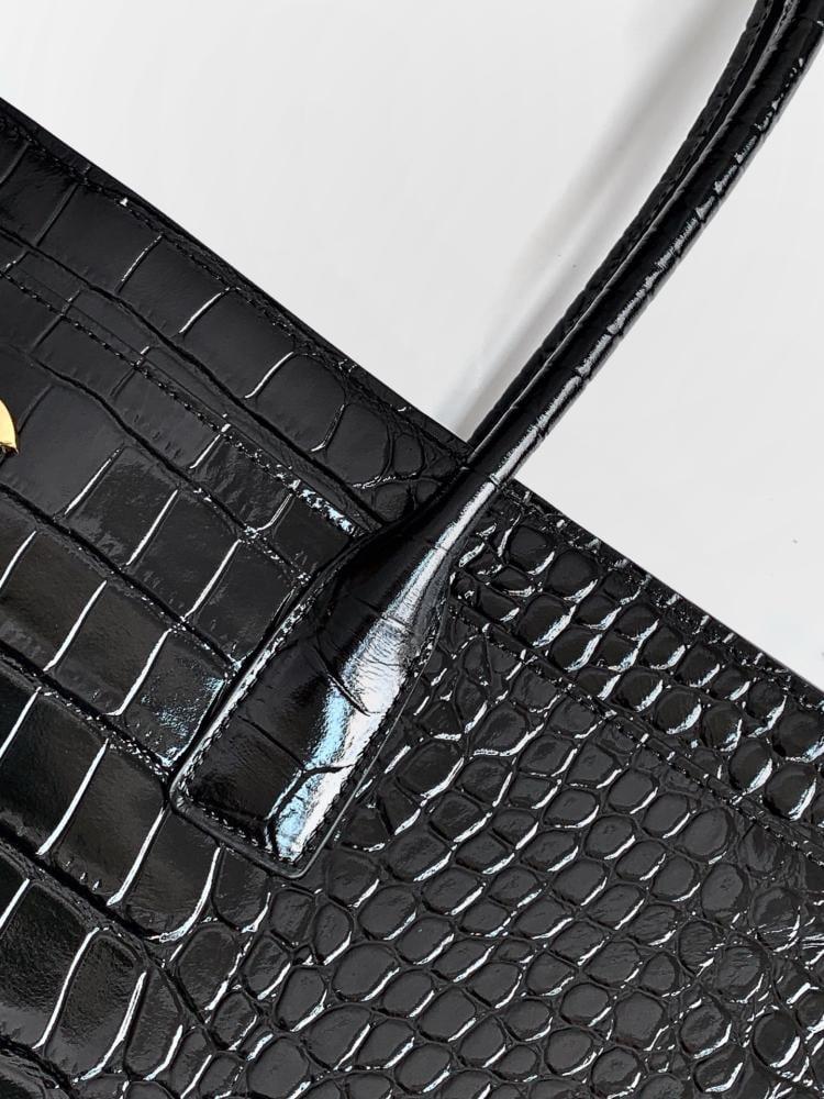 Chanel Large Croc-Embossed Tote Bag