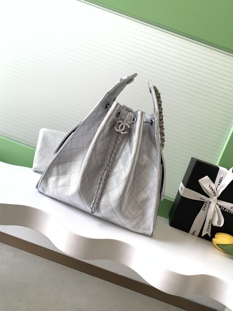 Chanel AS5293 Quilted Hobo Drawstring Bag