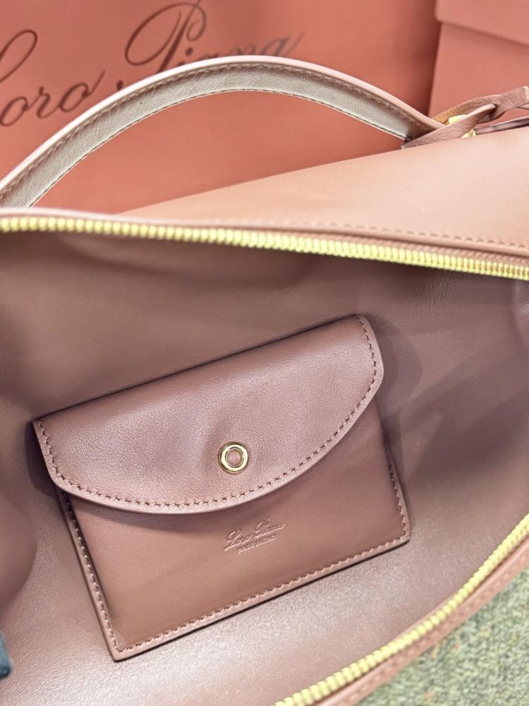 Loro Piana Extra Smooth Leather Top Handle Bag