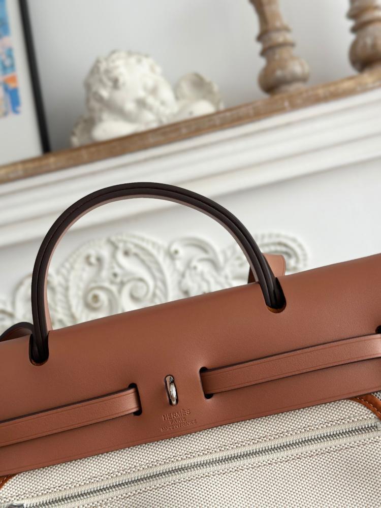 Hermes Herbag Zip 31 (Printed & Patterned Canvas Edition)