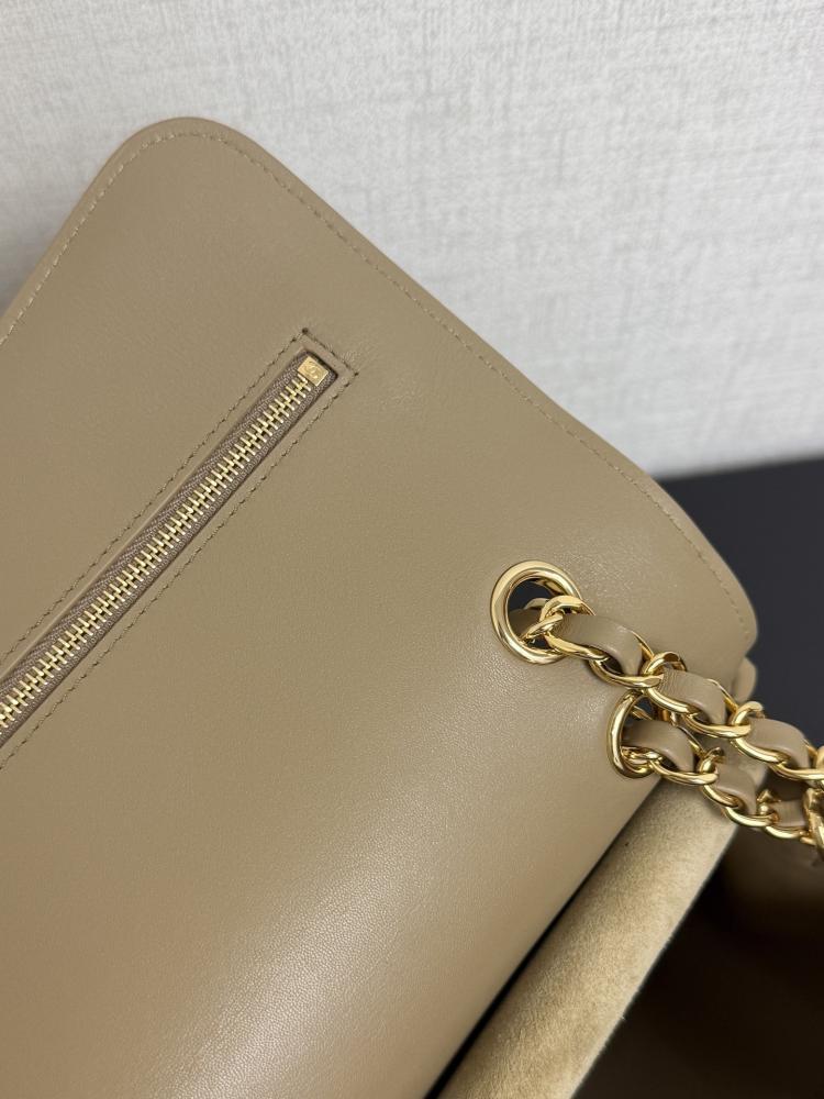 Chanel Quilted Suede Flap Bag