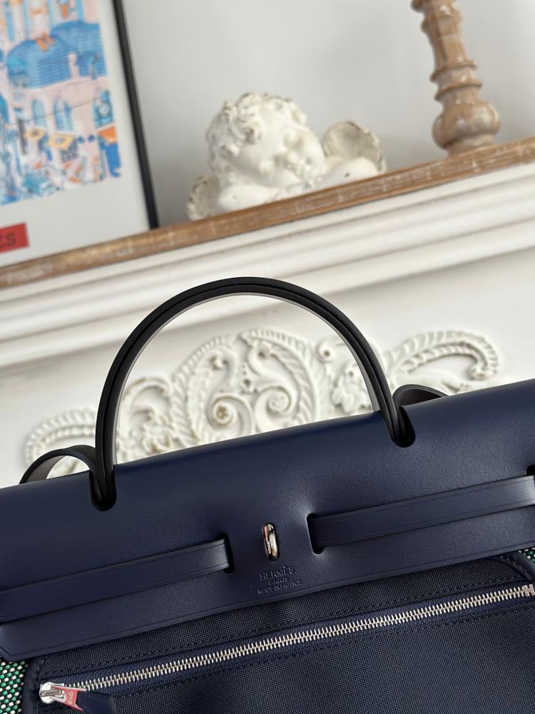 Hermes Herbag Zip 31 (Printed & Patterned Canvas Edition)