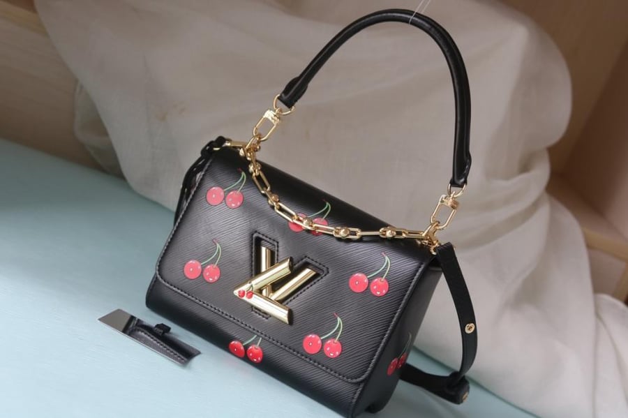 LV Twist Cherry Print 23cm