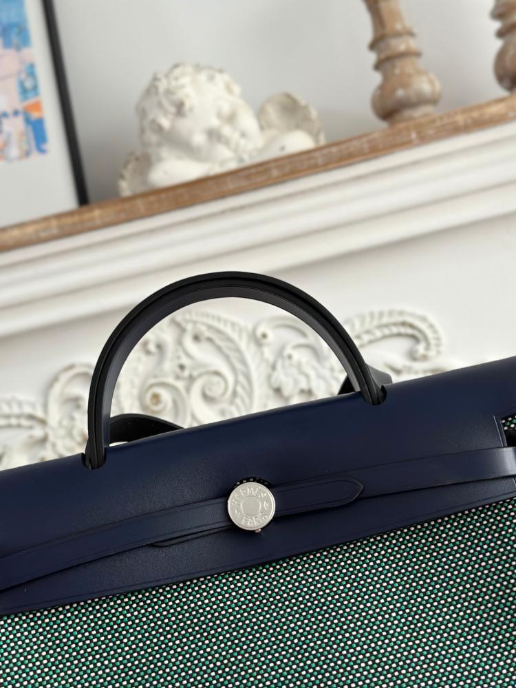 Hermes Herbag Zip 31 (Printed & Patterned Canvas Edition)
