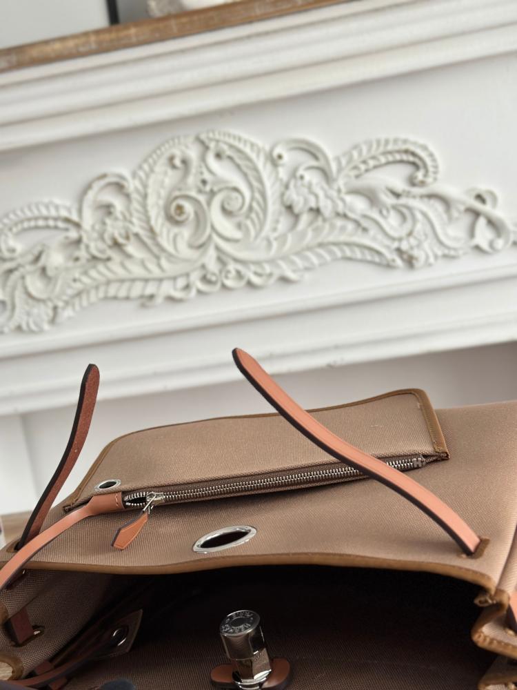Hermes Herbag Zip 31 (Printed & Patterned Canvas Edition)