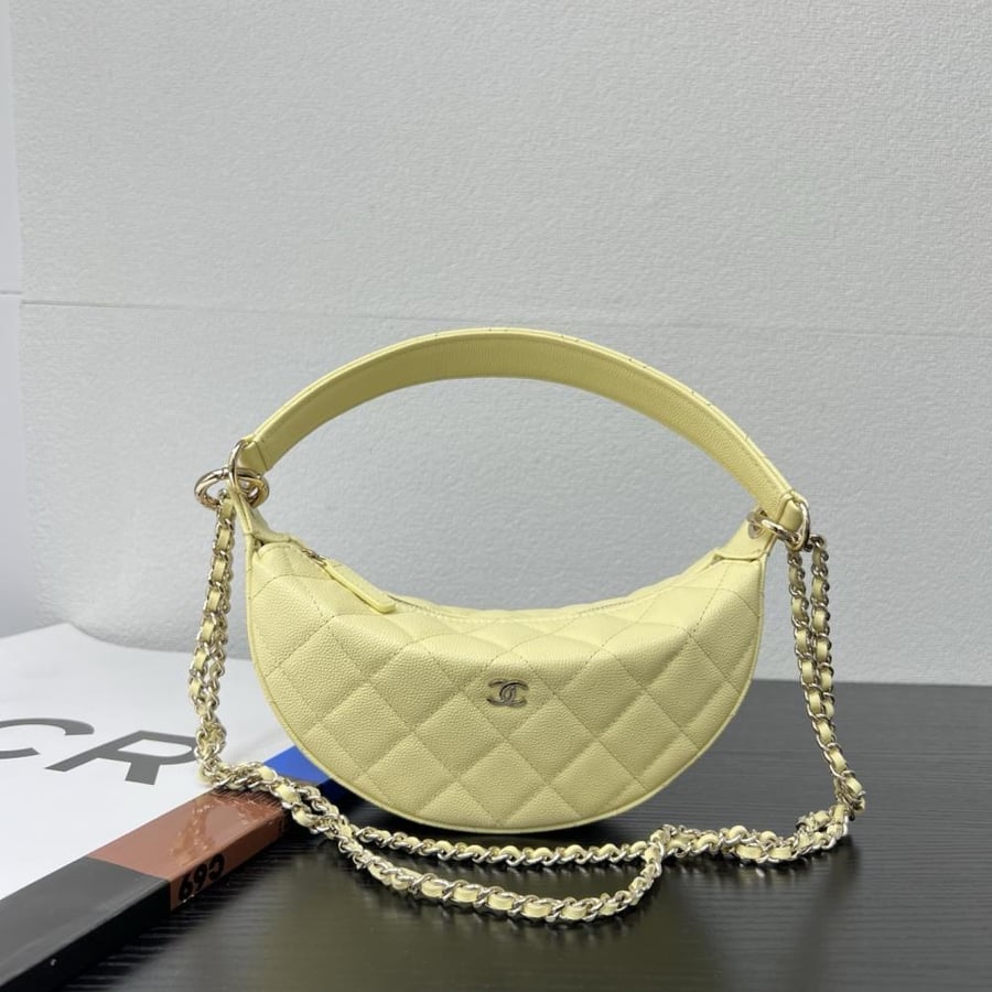 Chanel Quilted Moon Bag