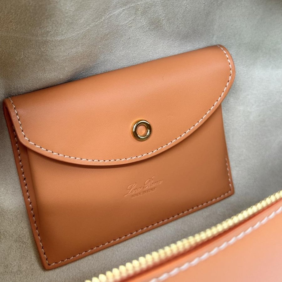 Loro Piana Extra Smooth Leather Top Handle Bag