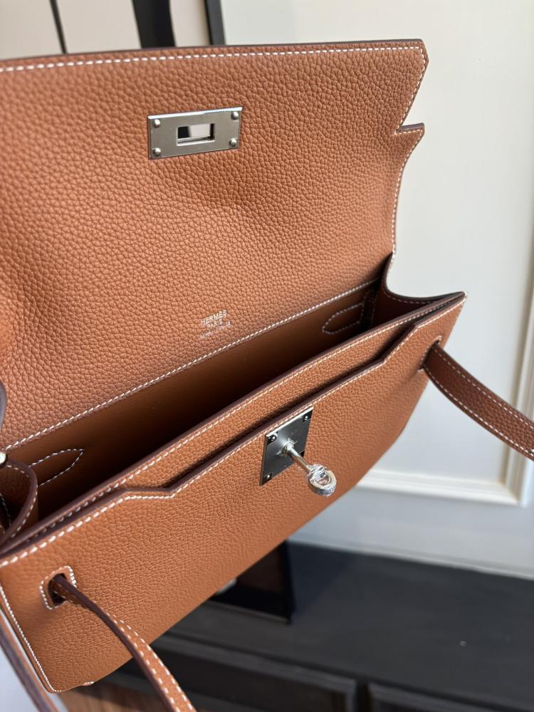 Hermes Kelly Dépêches 25 Pouch (Leather)