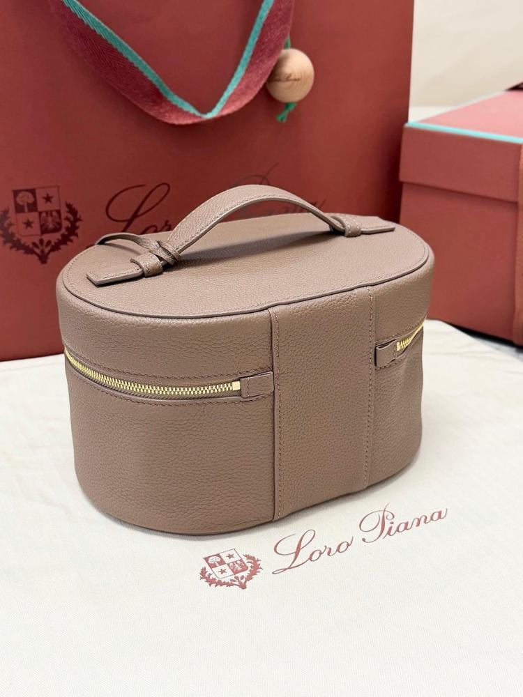 Loro Piana Extra Vanity Case in Plain Grain Calfskin