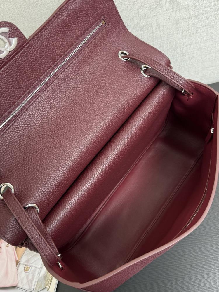 Chanel Grained Leather Flap Bag