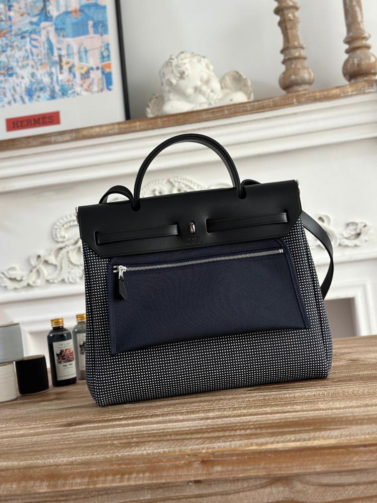 Hermes Herbag Zip 31 (Printed & Patterned Canvas Edition)