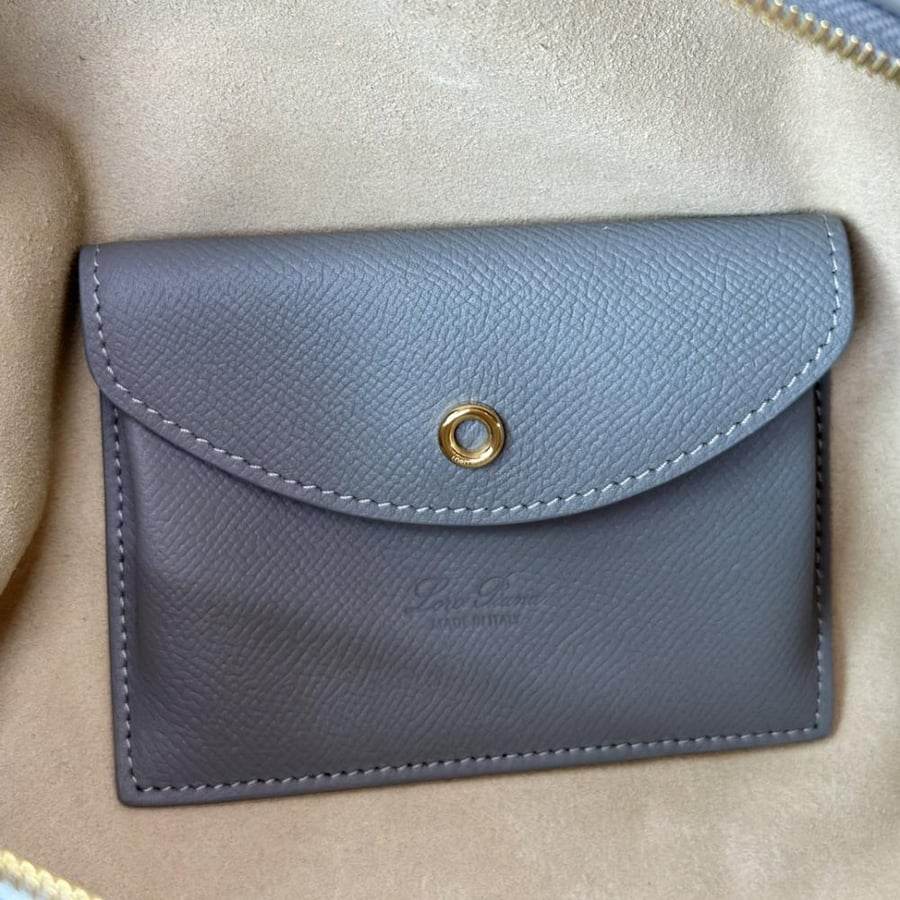 Loro Piana Extra Smooth Leather Top Handle Bag