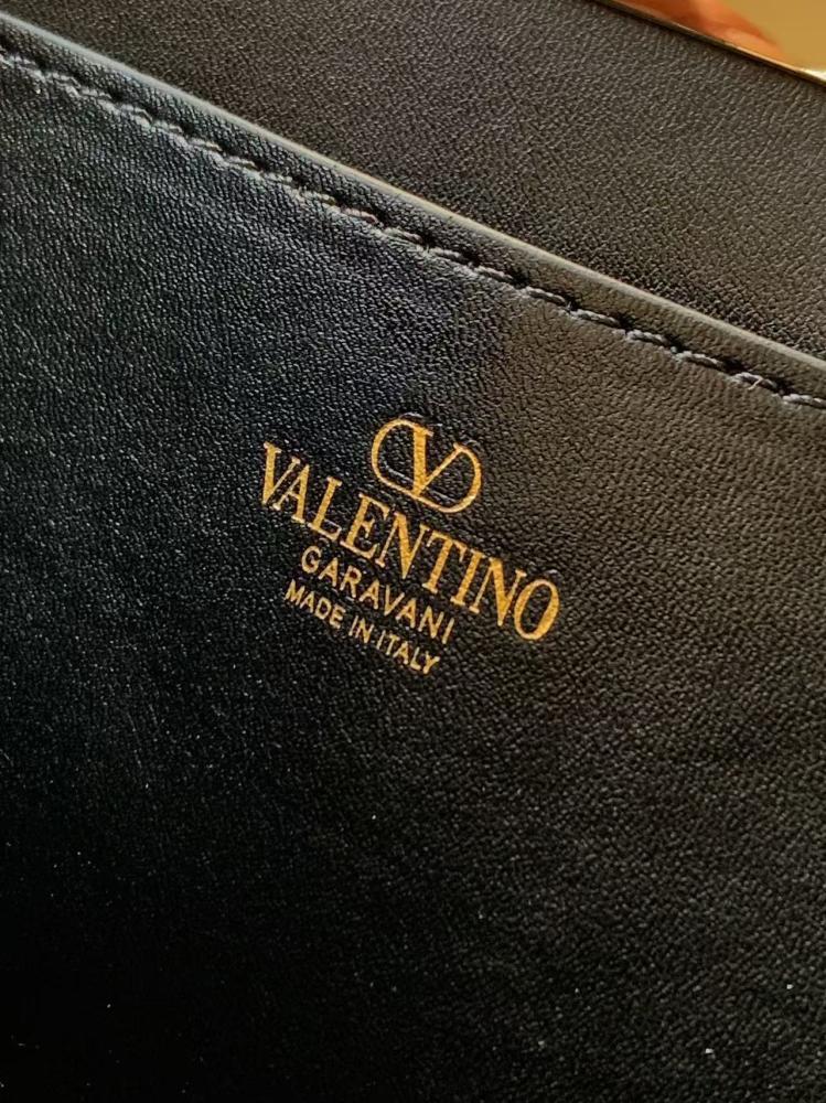 Valentino Garavani Rockstud Leopard Print Calfskin Bag