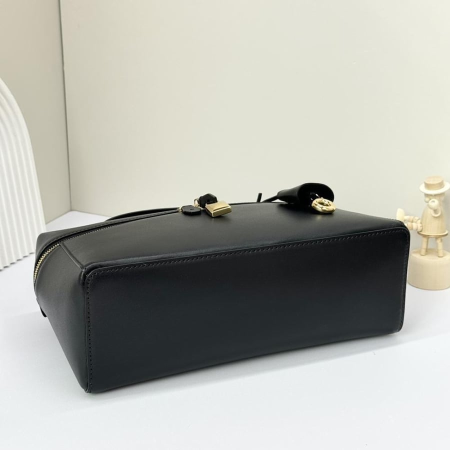Loro Piana Extra Smooth Leather Top Handle Bag