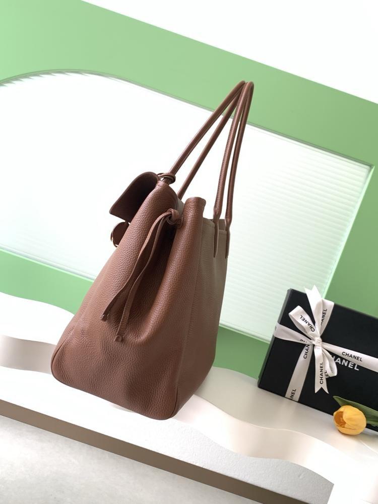 Chanel Grained Leather Tote Bag